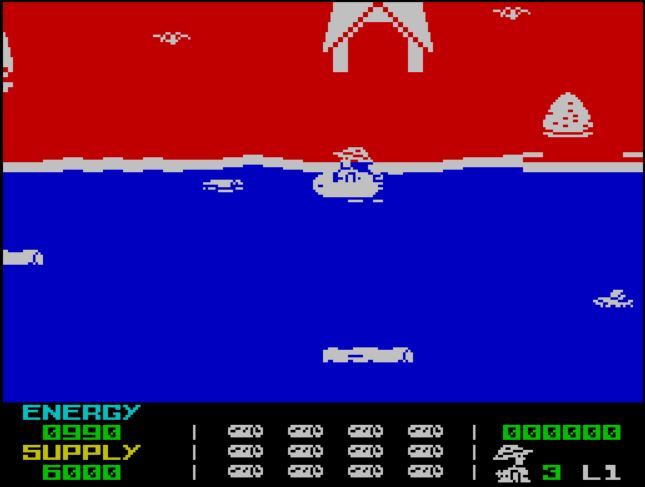 Park Patrol - ZX Spectrum game screenshot (1987) by Firebird